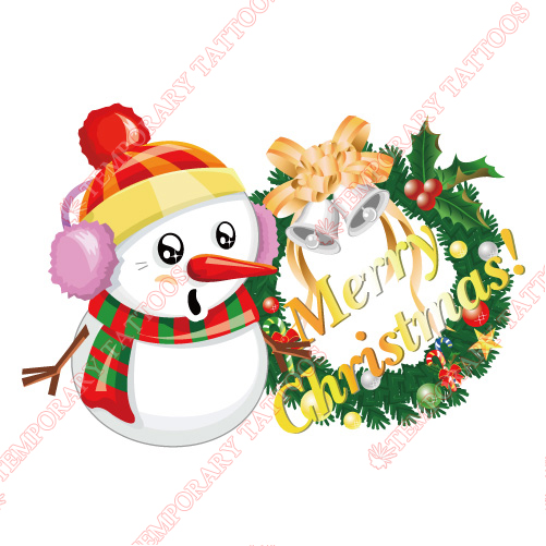 Christmas Customize Temporary Tattoos Stickers NO.3855